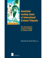 Annotated Leading Cases of International Criminal Tribunals - volume 22