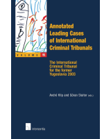 Annotated Leading Cases of International Criminal Tribunals - volume 24