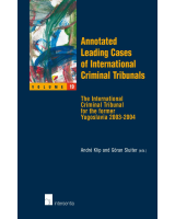 Annotated Leading Cases of International Criminal Tribunals - volume 19