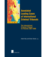 Annotated Leading Cases of International Criminal Tribunals - volume 31