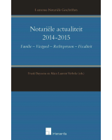 Notariële actualiteit 2014-2015