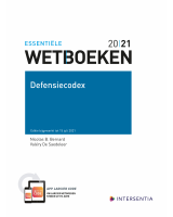 Wetboek Defensiecodex - 2021