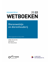 Wetboek Dierenwelzijn en dierenhouderij - 2022
