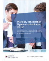 Mariage, cohabitation légale et cohabitation de fait