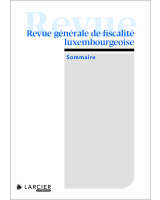 Revue générale de fiscalité luxembourgeoise (R.G.F.L.)