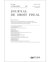 Journal de droit fiscal (Journ. dr. fisc.)