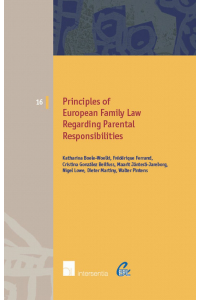 Principles of European Family Law regarding Parental Responsibilities