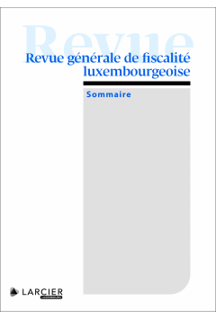 Revue générale de fiscalité luxembourgeoise