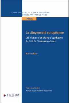 La citoyennet&eacute; europ&eacute;enne