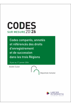 Codes compar&eacute;s, annot&eacute;s et r&eacute;f&eacute;renc&eacute;s des droits d&rsquo;enregistrement et de succession