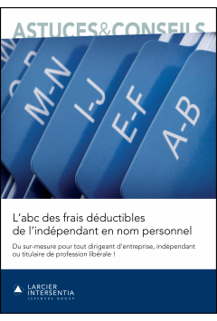 L'abc des frais d&eacute;ductibles de l'ind&eacute;pendant en nom personnel