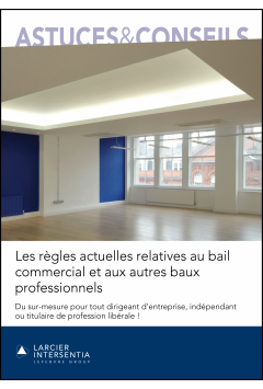 Les r&egrave;gles actuelles relatives au bail commercial et aux autres baux professionnels