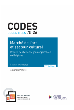 Code essentiel - March&eacute; de l'art et secteur culturel 2026