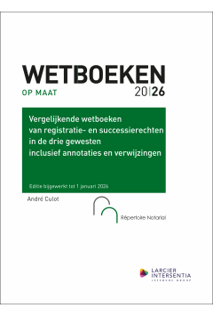 Vergelijkende wetboeken van registratie- en successierechten in de drie gewesten