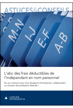 L'abc des frais déductibles de l'indépendant en nom personnel