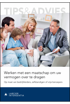 Werken met een maatschap om uw vermogen over te dragen