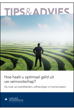 Hoe haalt u optimaal geld uit uw vennootschap?