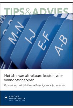 Het abc van aftrekbare kosten voor vennootschappen