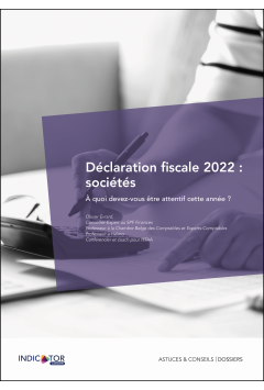Déclaration fiscale 2022 : Sociétés