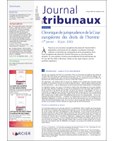 Journal des tribunaux