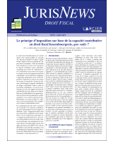 JurisNews – Droit fiscal