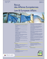 Revue des affaires européennes - 2024/4