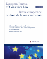 Revue européenne de droit de la consommation - 2025/1