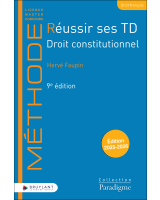 Réussir ses TD - Droit constitutionnel