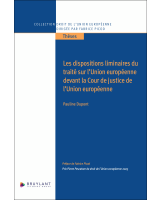 Les dispositions liminaires du TUE devant la CJUE