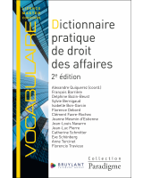 Dictionnaire pratique de droit des affaires