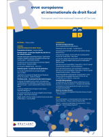 Revue européenne et internationale de droit fiscal / European and International Journal...- 2026/1