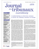 Journal des tribunaux Luxembourg - 2024/5