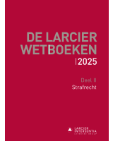 De Larcier Wetboeken – Deel II: Strafrecht