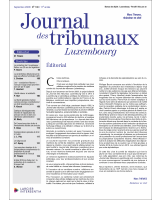 Journal des tribunaux Luxembourg - 2025/4