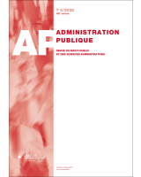 Administration publique - 2025/2