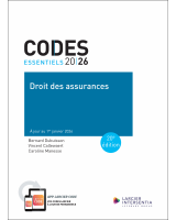 Code essentiel - Droit des assurances 2026