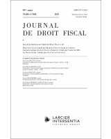 Journal de droit fiscal - 2025/3-4