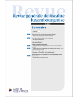 Revue générale de fiscalité luxembourgeoise - 2025/3