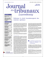 Journal des tribunaux Luxembourg - 2026/1