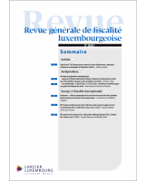 Revue générale de fiscalité luxembourgeoise - 2026/1