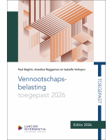 Vennootschapsbelasting toegepast 2026