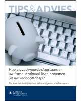 Hoe als zaakvoerder/bestuurder uw fiscaal optimaal loon opnemen uit uw vennootschap?