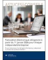Facturation électronique obligatoire à partir du 1er janvier 2026 pour chaque indépendant/entreprise