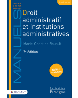 Droit administratif et institutions administratives