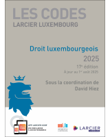 Code Larcier Luxembourg - Droit luxembourgeois 2025