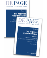 Traité de droit civil belge - Tome IX : Les régimes matrimoniaux