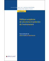 Politique européenne de concurrence et protection de l'environnement