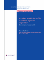 Accord sur la Juridiction unifiée du brevet et règlement de procédure