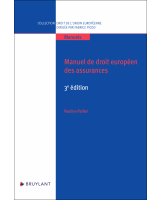Manuel de droit européen des assurances