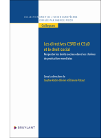 Les directives CSRD et CS3D et le droit social